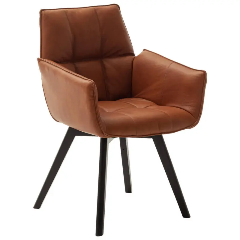 Armlehnstuhl Lederauswahl, Typenauswahl, inklusive Armlehnen Echtleder