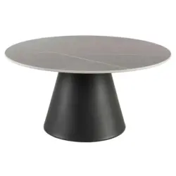 Couchtisch in Metall, Keramik 80/80/39 cm