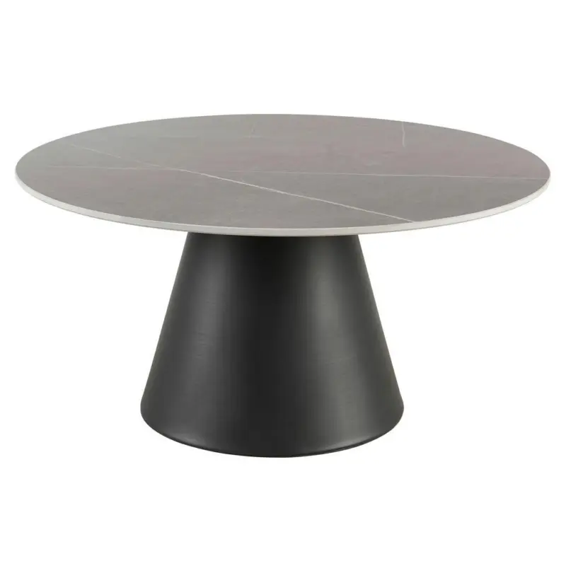 Couchtisch in Metall, Keramik 80/80/39 cm