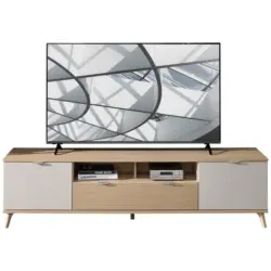 Tv-Element Eichefarben, Kaschmir 210/56/44 cm