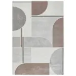 XXXLutz Lauterach - Ihr M&ouml;belhaus bei Bregenz Webteppich 80/150 cm Valentino Grau, Wei&szlig;, Weinrot