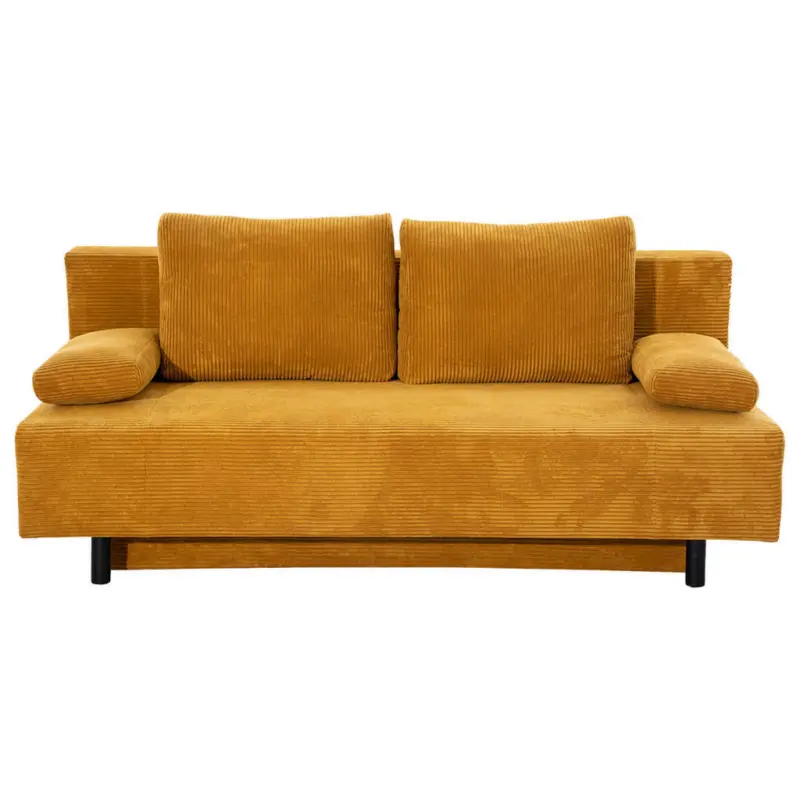 Sofa in Feincord Currygelb