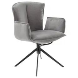 Armlehnstuhl Stoffauswahl, Typenauswahl, Wippfunktion, Sitzfl&auml;che 360&deg; drehbar Velours