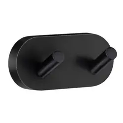 Handtuchhaken in Schwarz