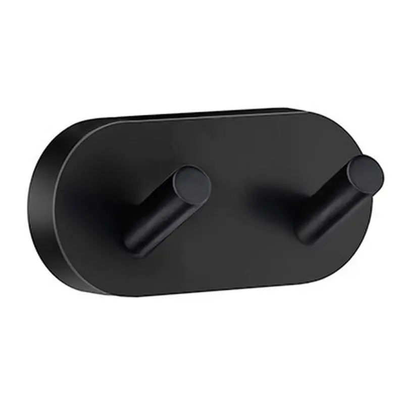 Handtuchhaken in Schwarz