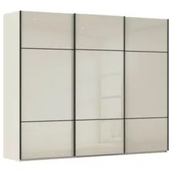 Schwebet&uuml;renschrank in Champagner