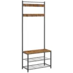 XXXLutz Lauterach - Ihr M&ouml;belhaus bei Bregenz Garderobenst&auml;nder in Braun, Schwarz 70/175/32 cm