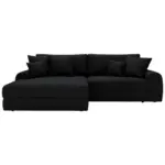 XXXLutz Lauterach - Ihr M&ouml;belhaus bei Bregenz Ecksofa Lorson in Struktur Schwarz