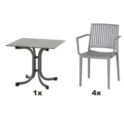 Gartengarnitur 5-teilig