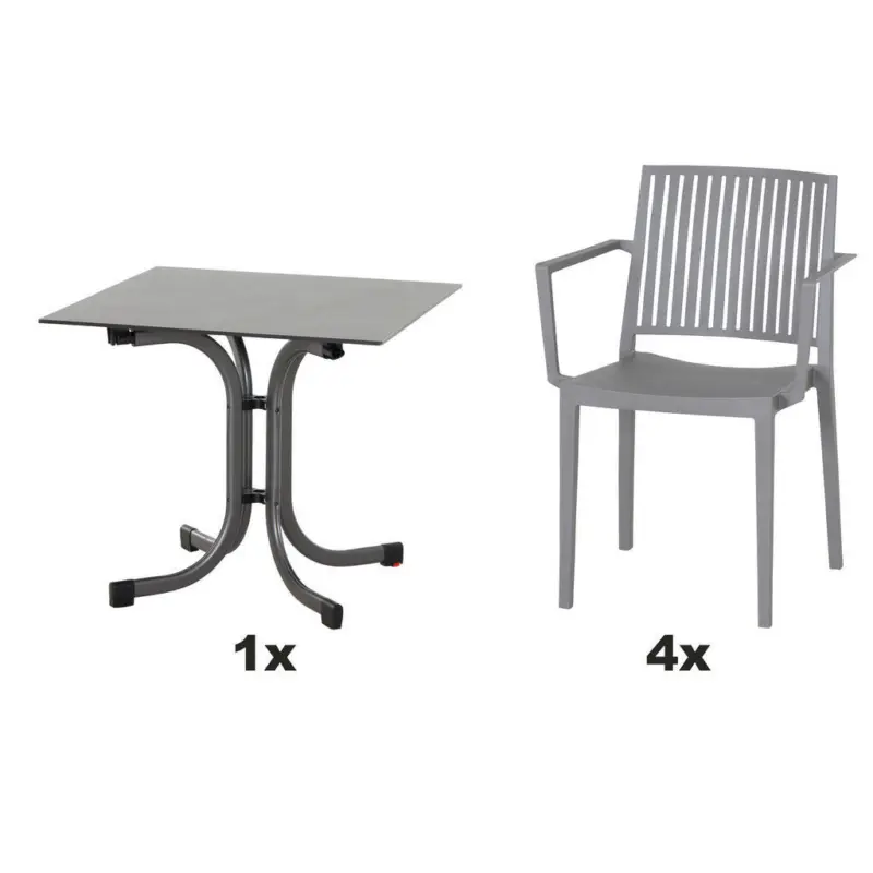 Gartengarnitur 5-teilig
