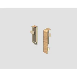 Sockelleistenverbindungsst&uuml;ck Braun, Eichefarben