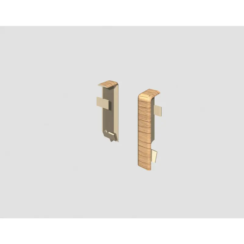 Sockelleistenverbindungsst&uuml;ck Braun, Eichefarben