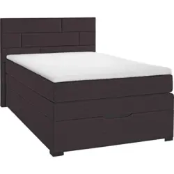 Boxspringbett 120/200 cm in Dunkelbraun