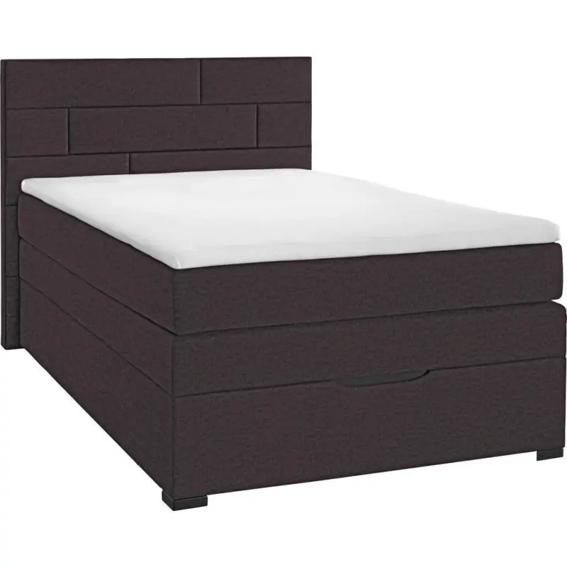 Boxspringbett 120/200 cm in Dunkelbraun