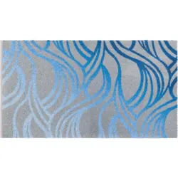 Badematte Blau 70/120 cm