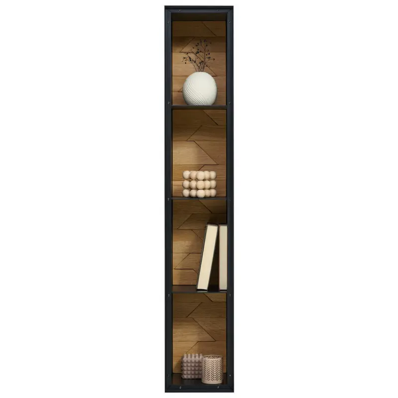 H&auml;ngeelement Schwarz, Wildeiche 19/120/22 cm