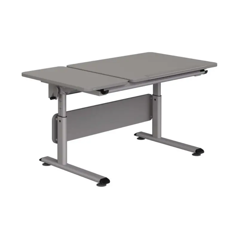 Jugendschreibtisch 130/70/53-79 cm h&ouml;henverstellbar, Kabeldurchlass