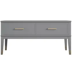 Couchtisch in Metall, Holzwerkstoff 106/52/51 cm