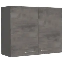 K&uuml;chenoberschrank 90/72/35 cm in Schieferfarben