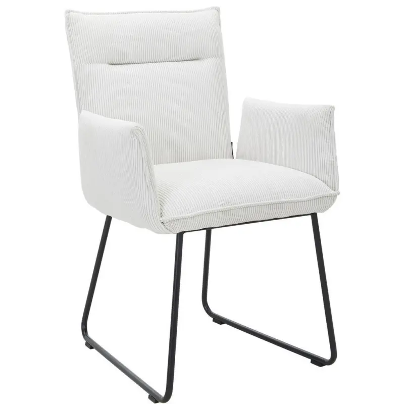 Armlehnstuhl Stoffauswahl, Typenauswahl, inklusive Armlehnen, Gestellauswahl Feincord