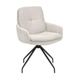 Armlehnstuhl Lederauswahl, Stoffauswahl, Typenauswahl, Sitzfl&auml;che 360&deg; drehbar, Gestellauswahl Cord