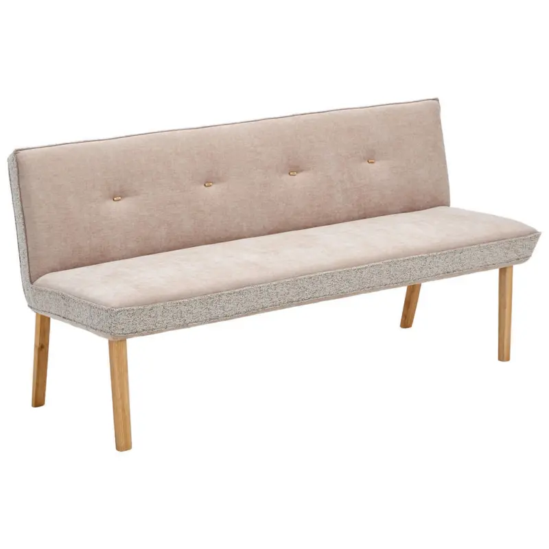 Sitzbank 177/88/63 cm in Taupe