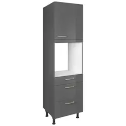 Ger&auml;teumbauschrank 60/216,6/58 cm in Schieferfarben