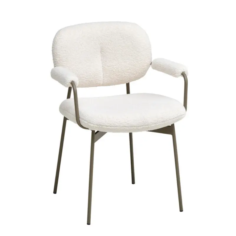 Armlehnstuhl inklusive Armlehnen Teddystoff