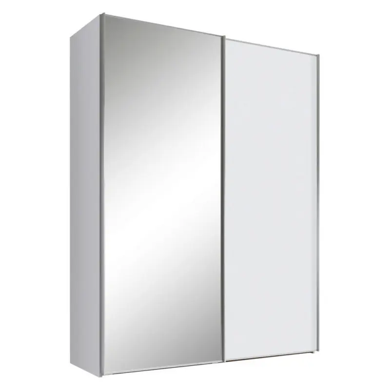 Schwebet&uuml;renschrank in Wei&szlig;