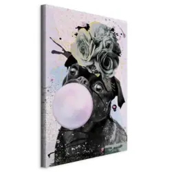 Leinwandbild Abstraktes, Tiere 80/120/1.2 cm