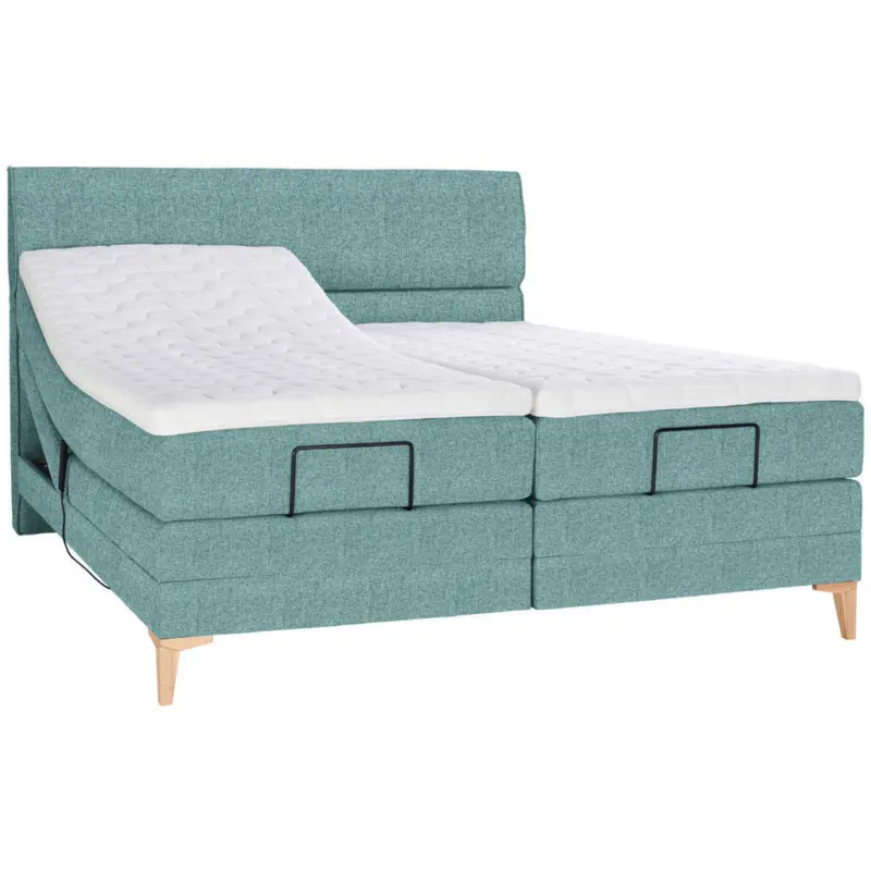 Boxspringbett 180/200 cm in Petrol