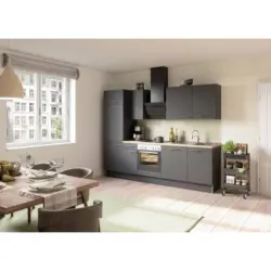 K&uuml;chenblock 270 cm in Anthrazit