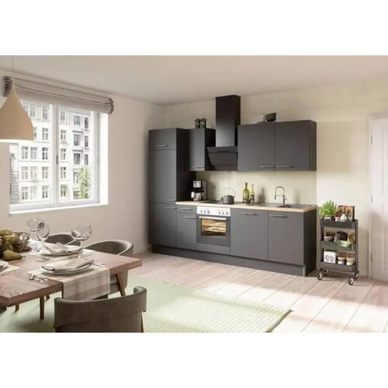 K&uuml;chenblock 270 cm in Anthrazit