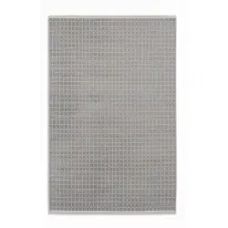 Webteppich 80/150 cm Magic Grau, Goldfarben