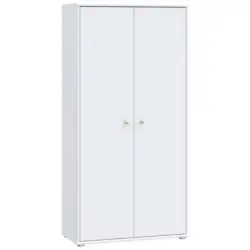 Dreht&uuml;renschrank in Wei&szlig;