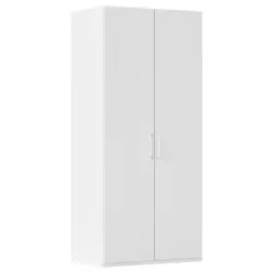 Dreht&uuml;renschrank in Wei&szlig;