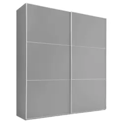 Schwebet&uuml;renschrank in Grau