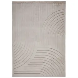 Hochflorteppich 80/150 cm Siena Taupe