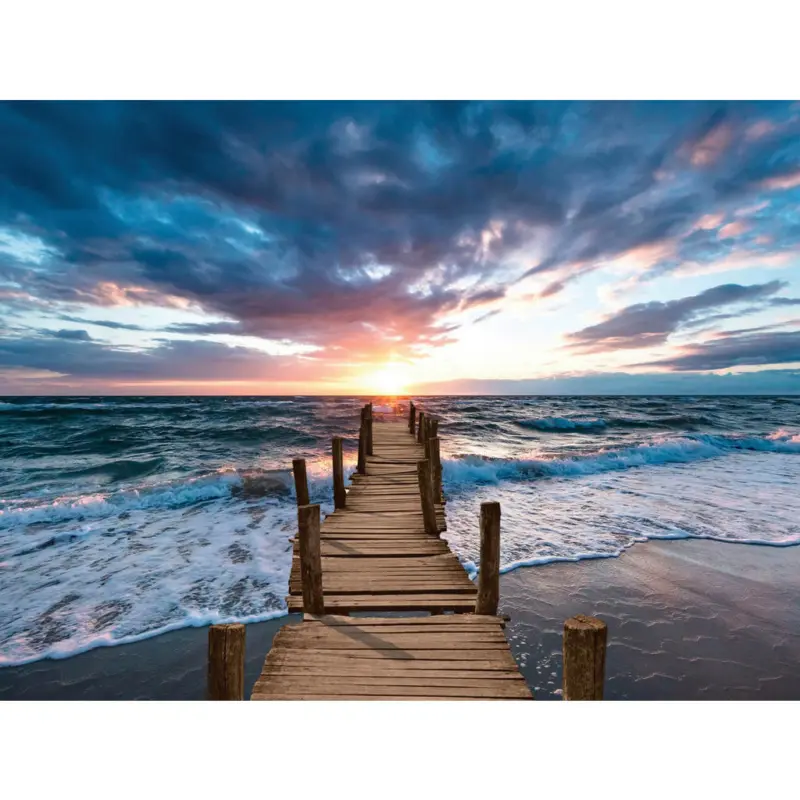 Leinwandbild Stege 30/40 cm