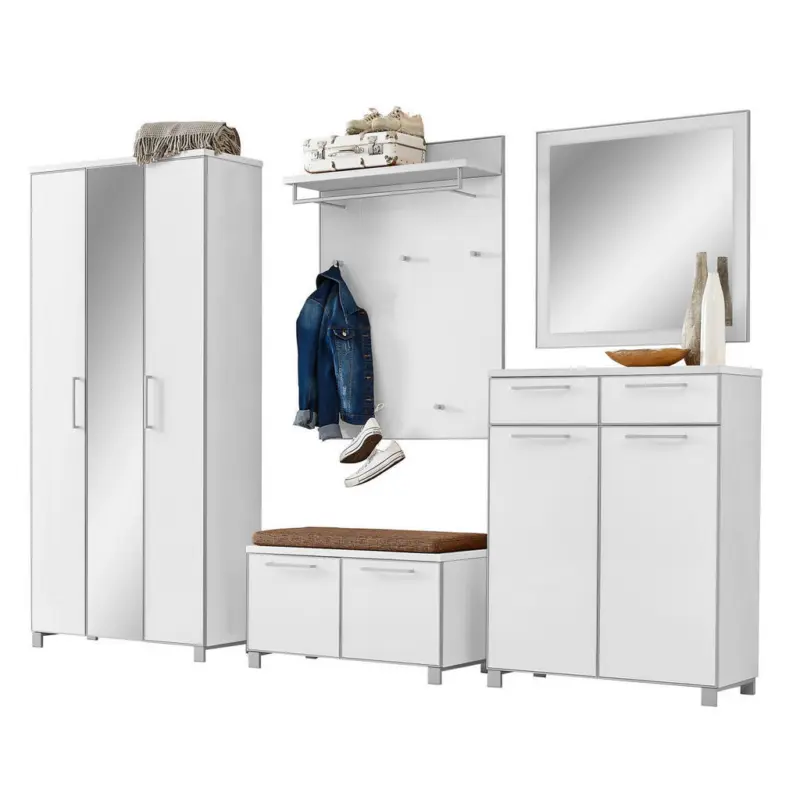Garderobe 6-teilig in 265/195/40 cm
