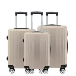 Reisekofferset Goldfarben 3-teilig