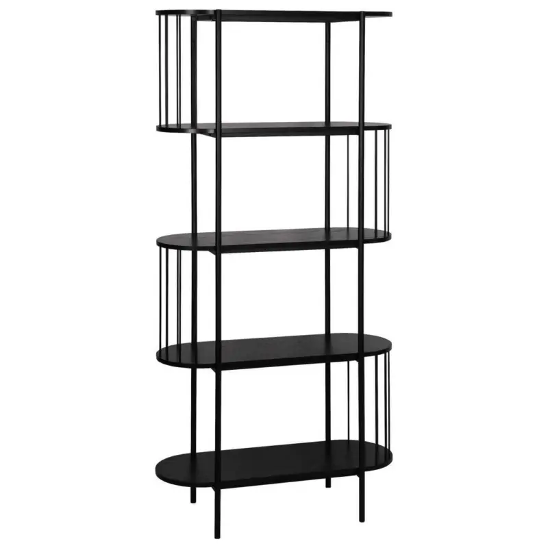 Regal 80/172/34 cm Schwarz