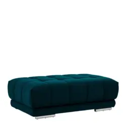 Hocker in Textil Petrol
