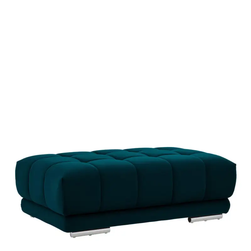 Hocker in Textil Petrol