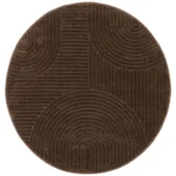 Webteppich 160 cm Braun