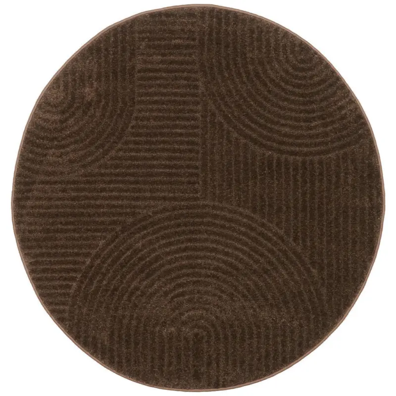 Webteppich 160 cm Braun