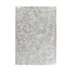 Flachwebeteppich 160/230 cm Lavish 210 Grau / Silber Grau, Silberfarben