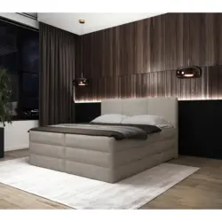 Boxspringbett 180/200 cm in Creme