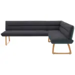 XXXLutz Lauterach - Ihr M&ouml;belhaus bei Bregenz Eckbank 237/162 cm in Petrol, Dunkelgrau