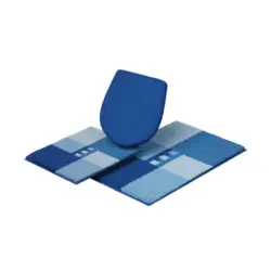 Bademattenset Blau